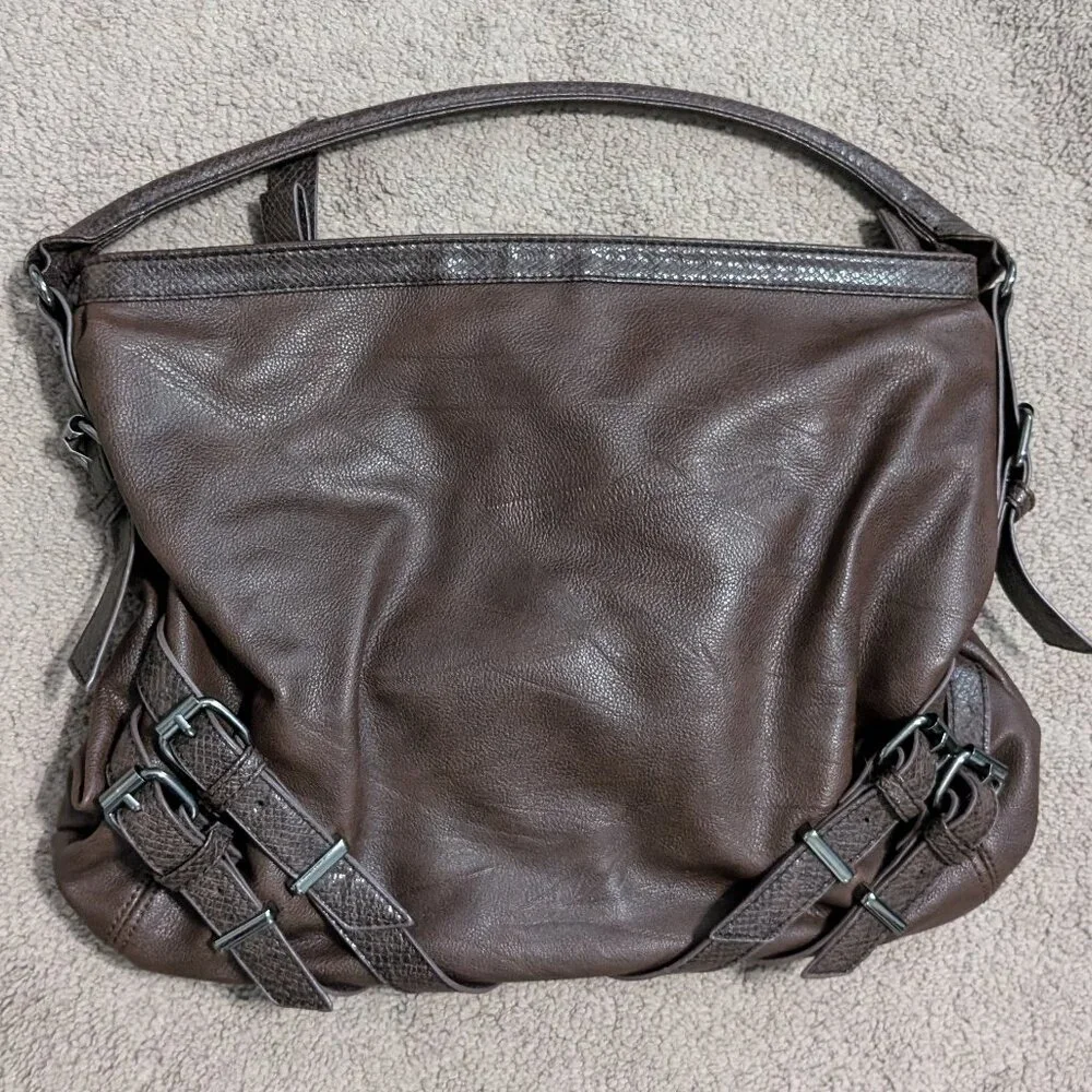 Slouchy hobo shoulder bag